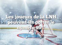 Les joueurs de la LNH peuvent-ils porter le numéro 99 ?